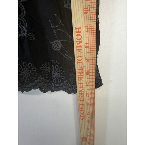 Johnny Was Women’s Mystic Compass Embroidered Blouse Boho Top Rayon Sz M - Picture 13 of 16